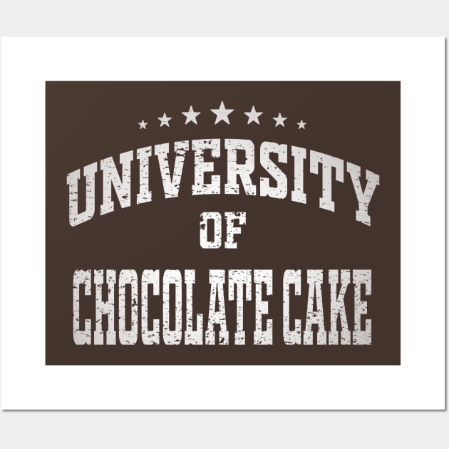 University of Chocolate Cake Wall Art by MulletHappens